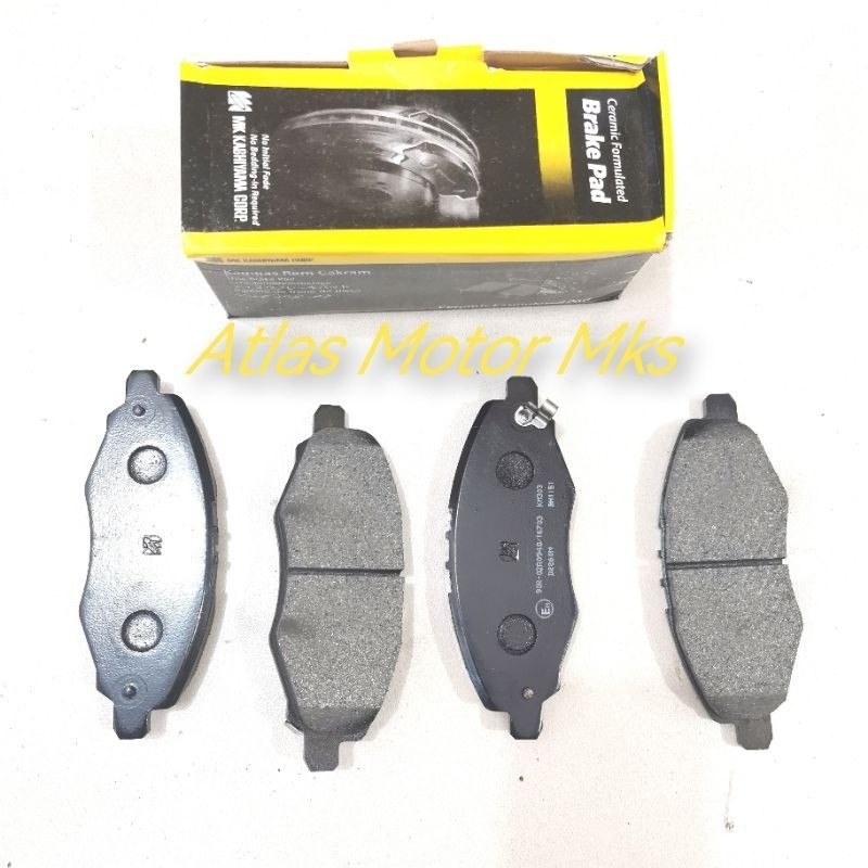 [1SET] BRAKE PAD KAMPAS CAKRAM DEPAN TOYOTA INNOVA 2004-2015 - MK KASHIYAMA