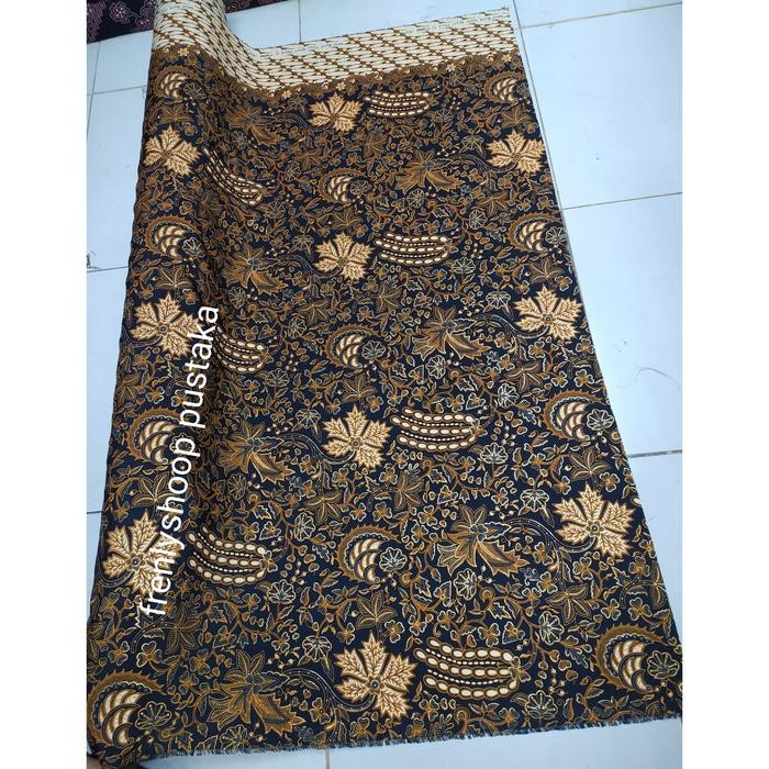 Trenatik- Kain Batik Meteran Semi Sutra / Bahan Batik Meteran Halus