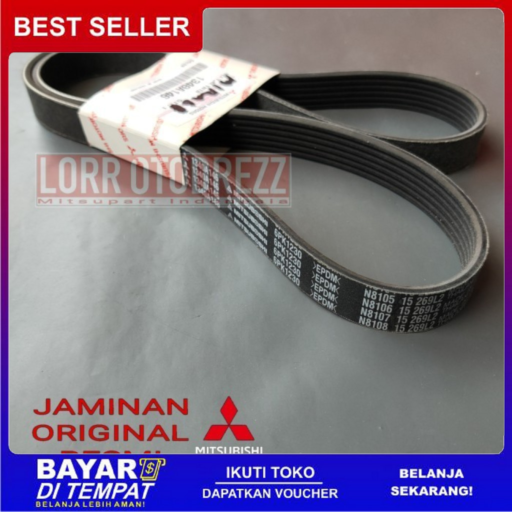 FREE ONGKIR VANBELT ORIGINAL MITSUBISHI MIRAGE BISA COD