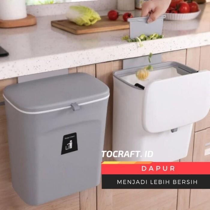 Tempat Sampah Gantung Dapur Plastik Sampah Tempel Dinding Toilet Kamar Mandi
