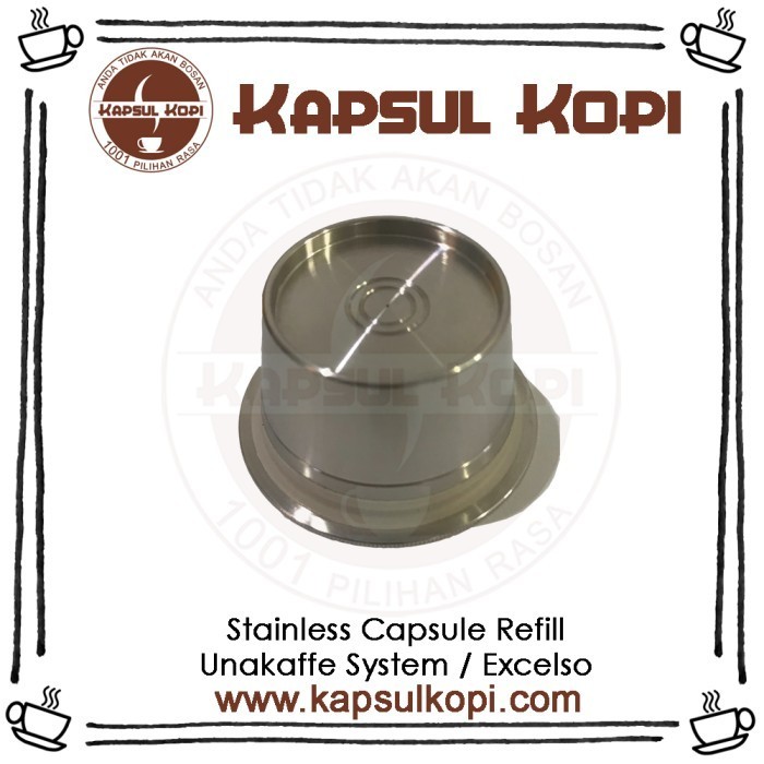 

KapsulKopi Kapsul Refill Stainless Unakaffe System Excelso Food Grade