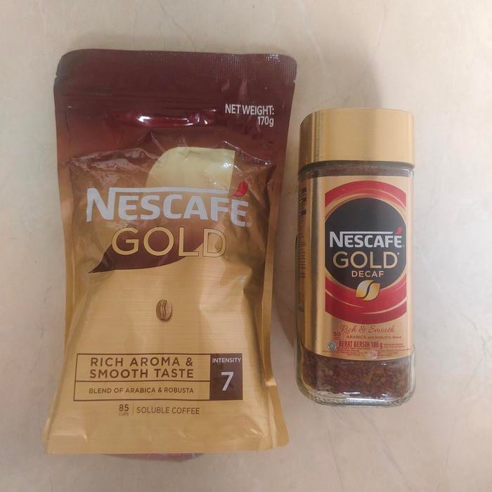 

nescafe gold refill 170 gr decaffeinated 100 gr