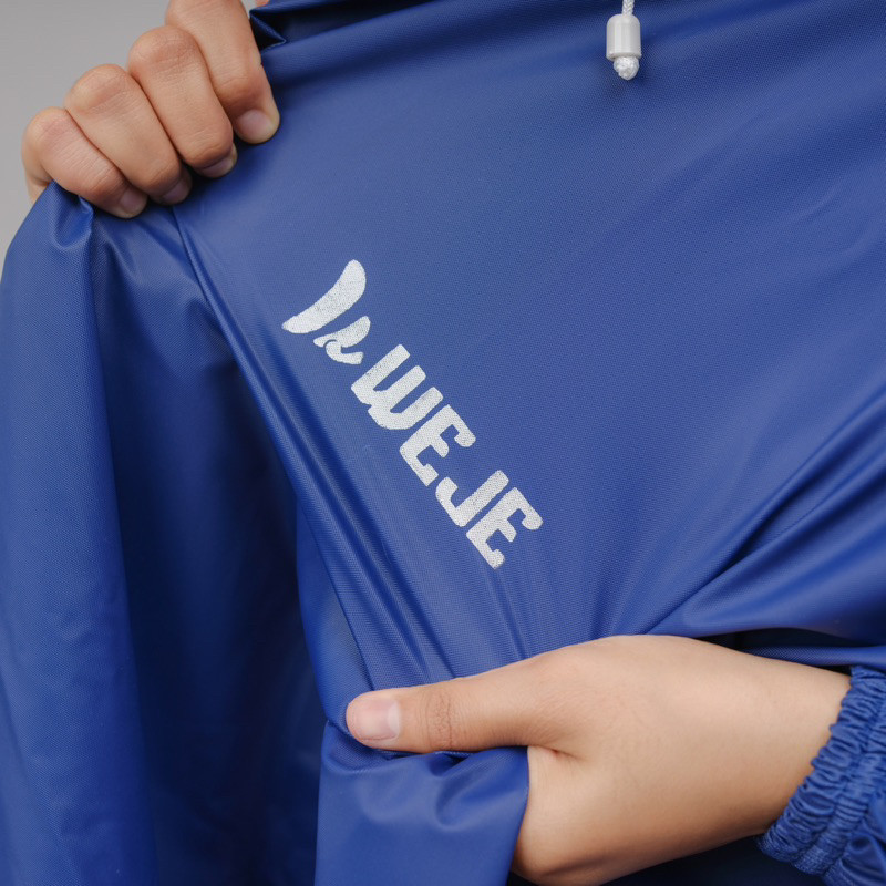 Jas Hujan WEJE Uni Model Ponco PVC Mix Parasit Windproof