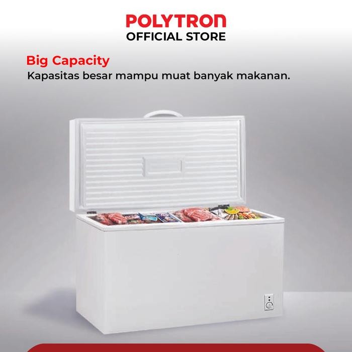 POLYTRON Chest Freezer 100 Liter PCF 118
