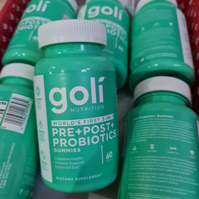 

Goli Pre Post Probiotics Gummies Isi 60
