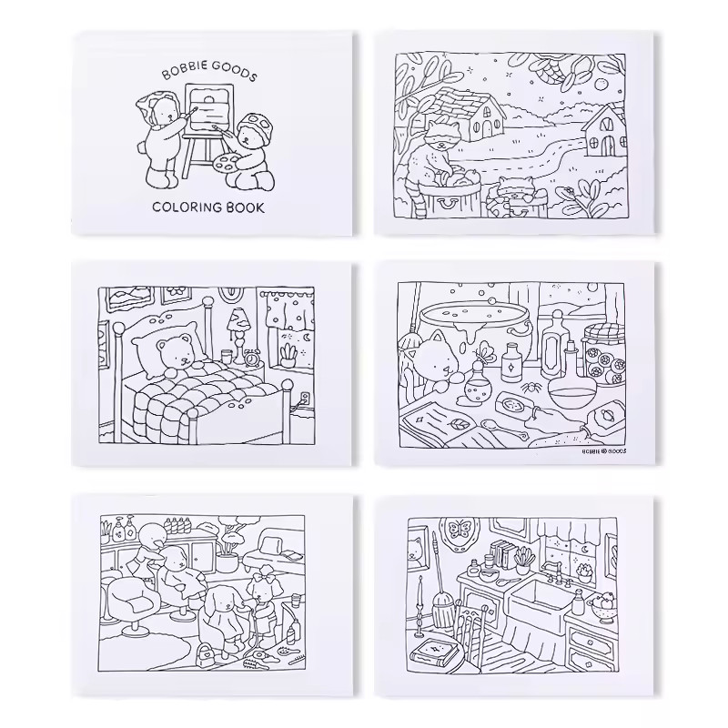 

Bobbie Goods Coloring Book A Coloring Book With Creative And Interesting Graffiti Painting Paper