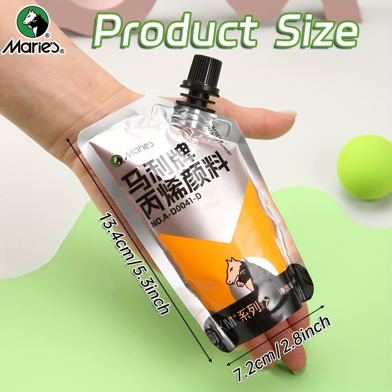 

5Pcs Marie'S Acrylic Paints Set, 100Ml/3.38Oz,Green Colors Drawing Pigments Kit For