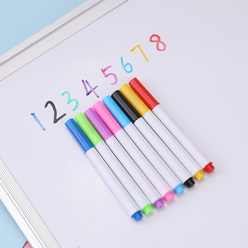 

8Pcs Markers For Color Blackboard Pencil Erasable Water-Based Marker Pen Non-Toxic Writing And