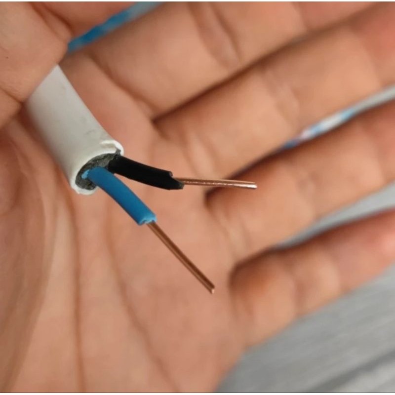 CULION - (10 Meter) Kabel Kawat 2 x 1.5 mm Kabel NYM 2 x 1.5 mm