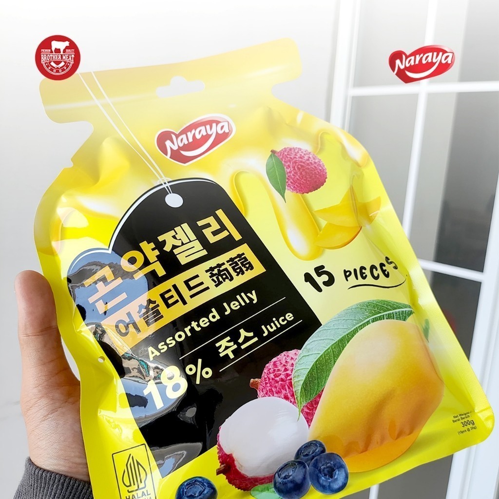 

Naraya Konnyaku Assorted Jelly 300gr - Brothermeatshop