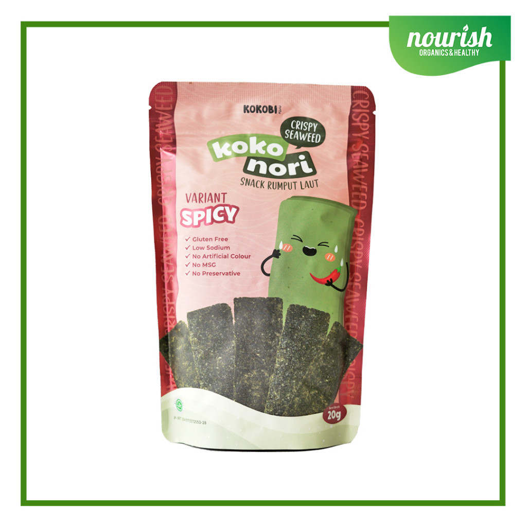 

KOKOBI Koko Nori Crispy Seaweed SNACK RUMPUT LAUT, HALAL & NO MSG 20gr