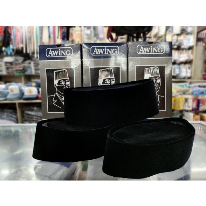 Terbaru Peci Hitam Polos 'Awing' Ac Tinggi 7 Dan 8