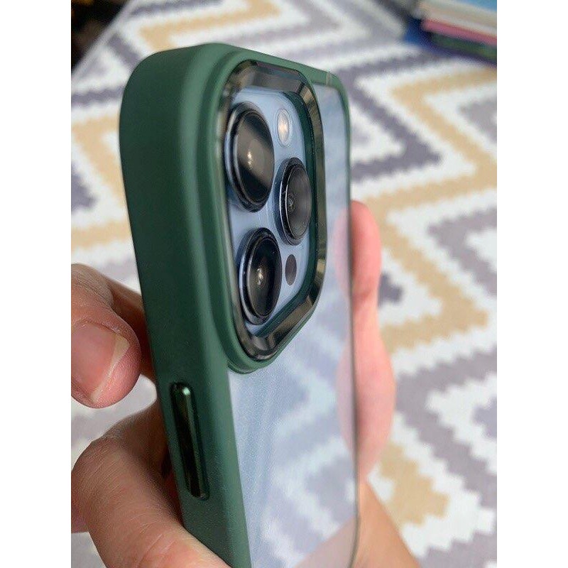 Iphone 13, 13 Pro, 13 Pro Max - Alpine Green Luxury Metal Camera Case #Gratisongkir #Sale #Discount