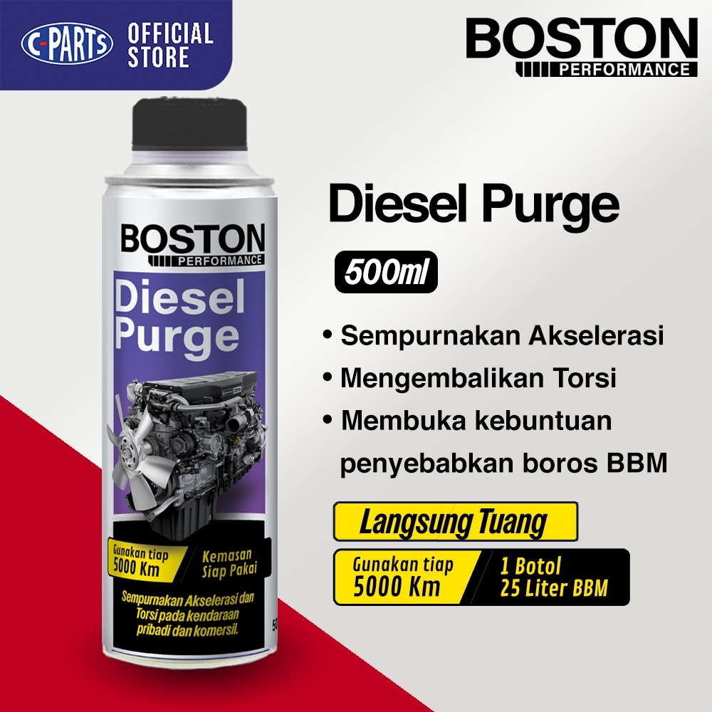 Diesel Purge 500ml Boston Performance / Purging / Gurah Mesin Diesel