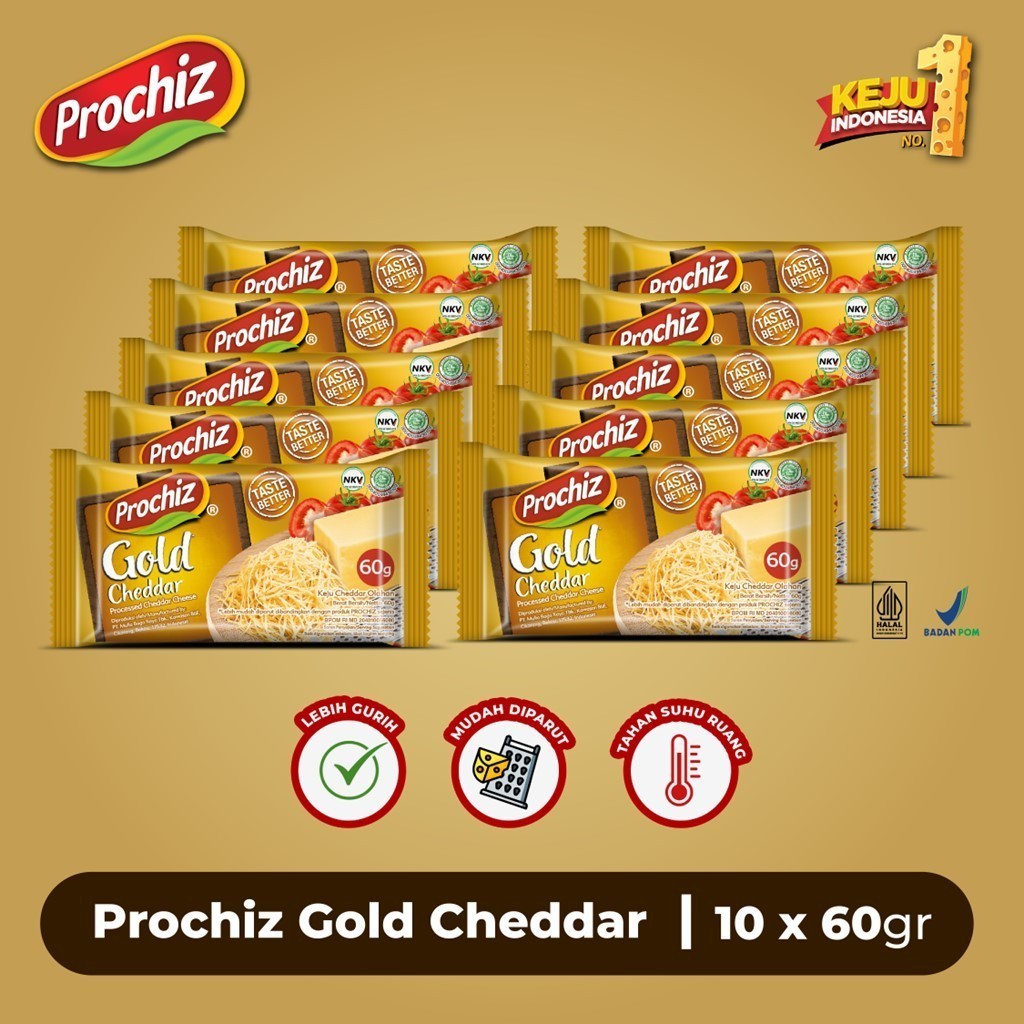 

PROCHIZ GOLD 60 GR X 10 BEST SELLER