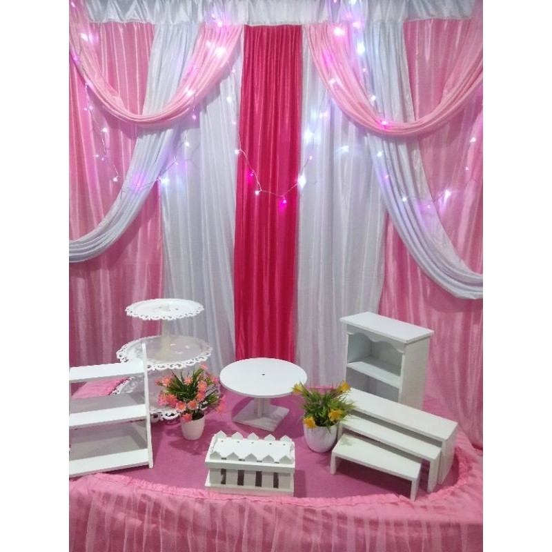 Benteng Onderdil Dessert Table Set Backdrop Bukan Jual
