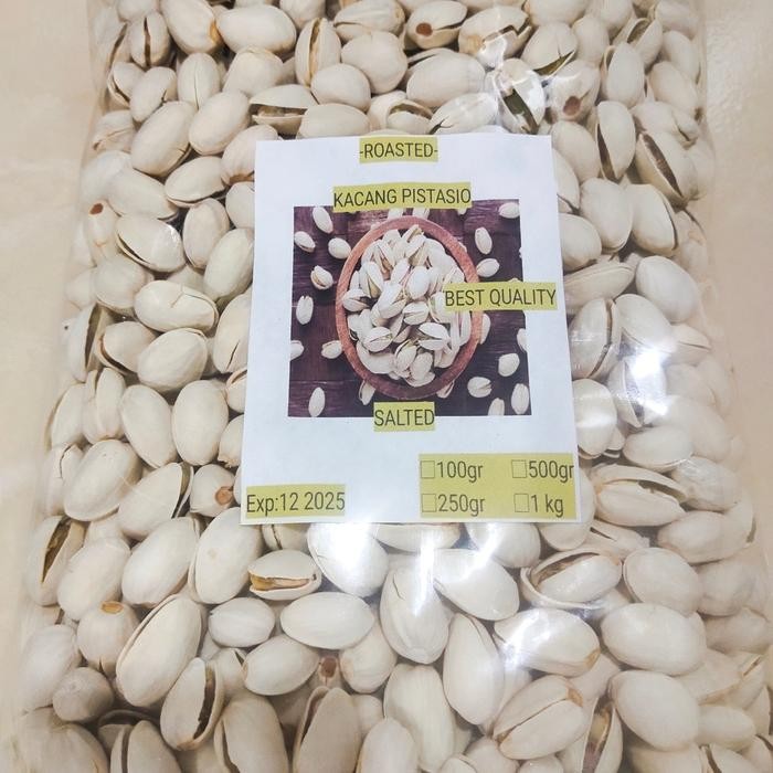 

Kacang Pistachio Fustuk Best Quality 500 gram