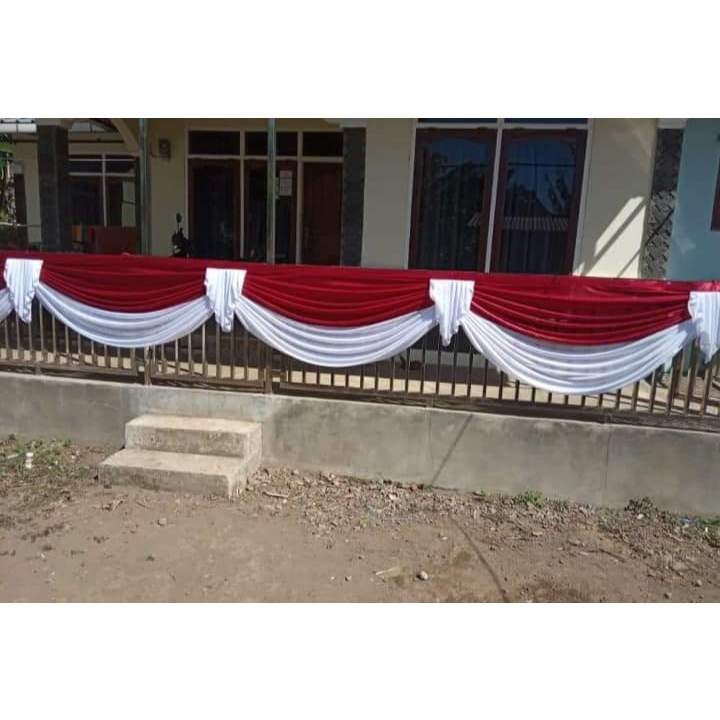 Tenda Rumbai Umbul Umbul Merah Putih Poliester