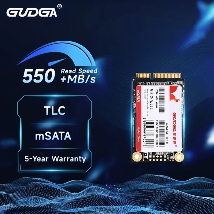 GUDGA mSATA Mini SATA SSD 512GB 128GB 256GB 1TB 2TB SATAIII 6Gbps
