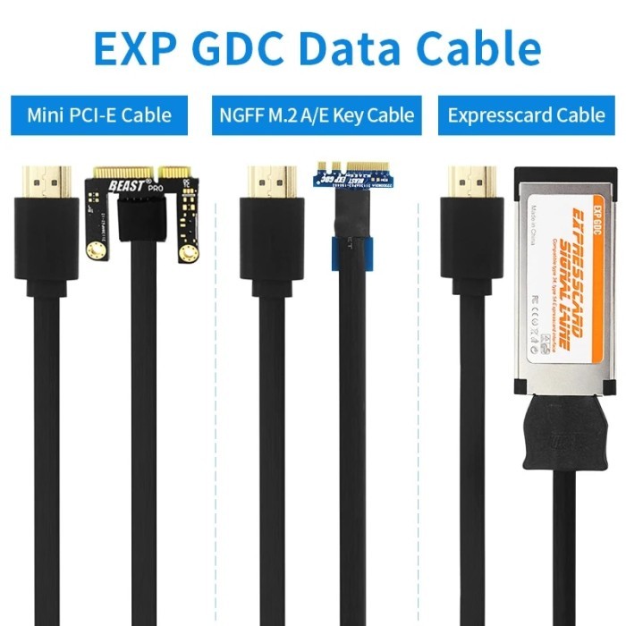 EXP GDC Data Cable Mini PCI-E Expresscard M.2 A/E Key Cable Interface