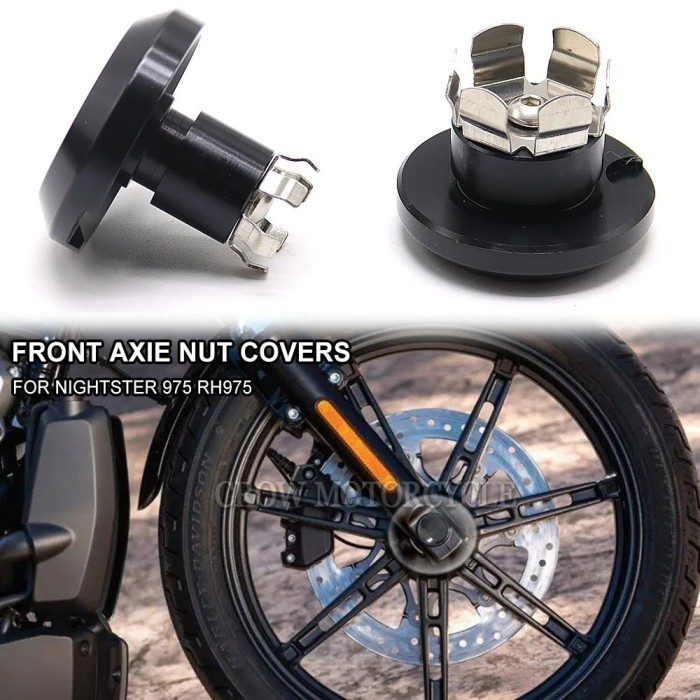 Nightster 975 2022 New Motorcycle Front Axle Nut Covers Pivot Bolt