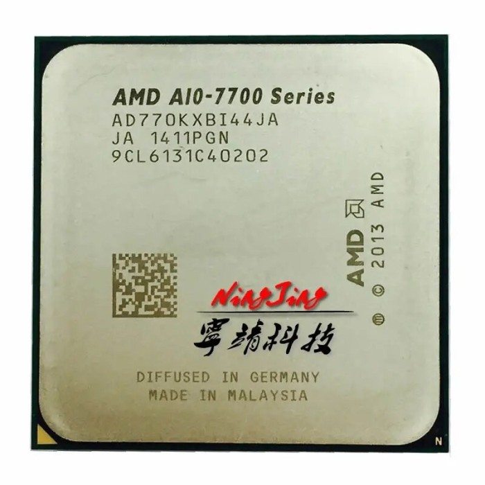AMD A10-Series A10 7700K 7700 3.4 GHz Used Quad-Core CPU