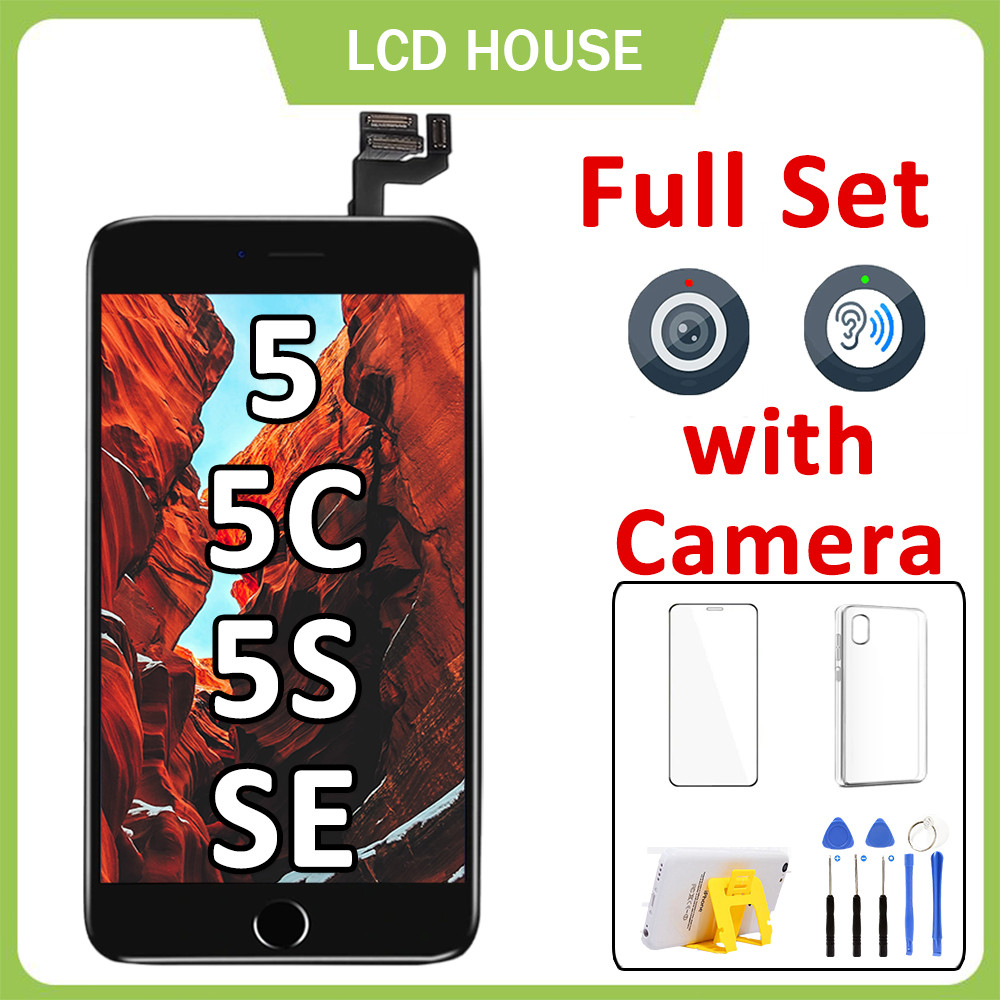 LCD Display For iPhone 5 5C 5S SE 2016 SE1 Full Set Screen Assembly Touch Digitizer Complete Replace