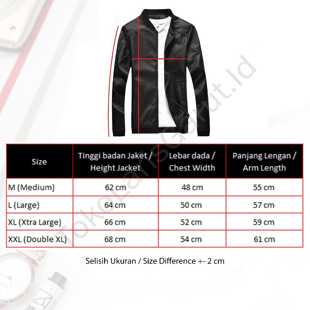 HOT SALE DELARIS JAKET KULIT PRIA VECTOR HITAM COKELAT