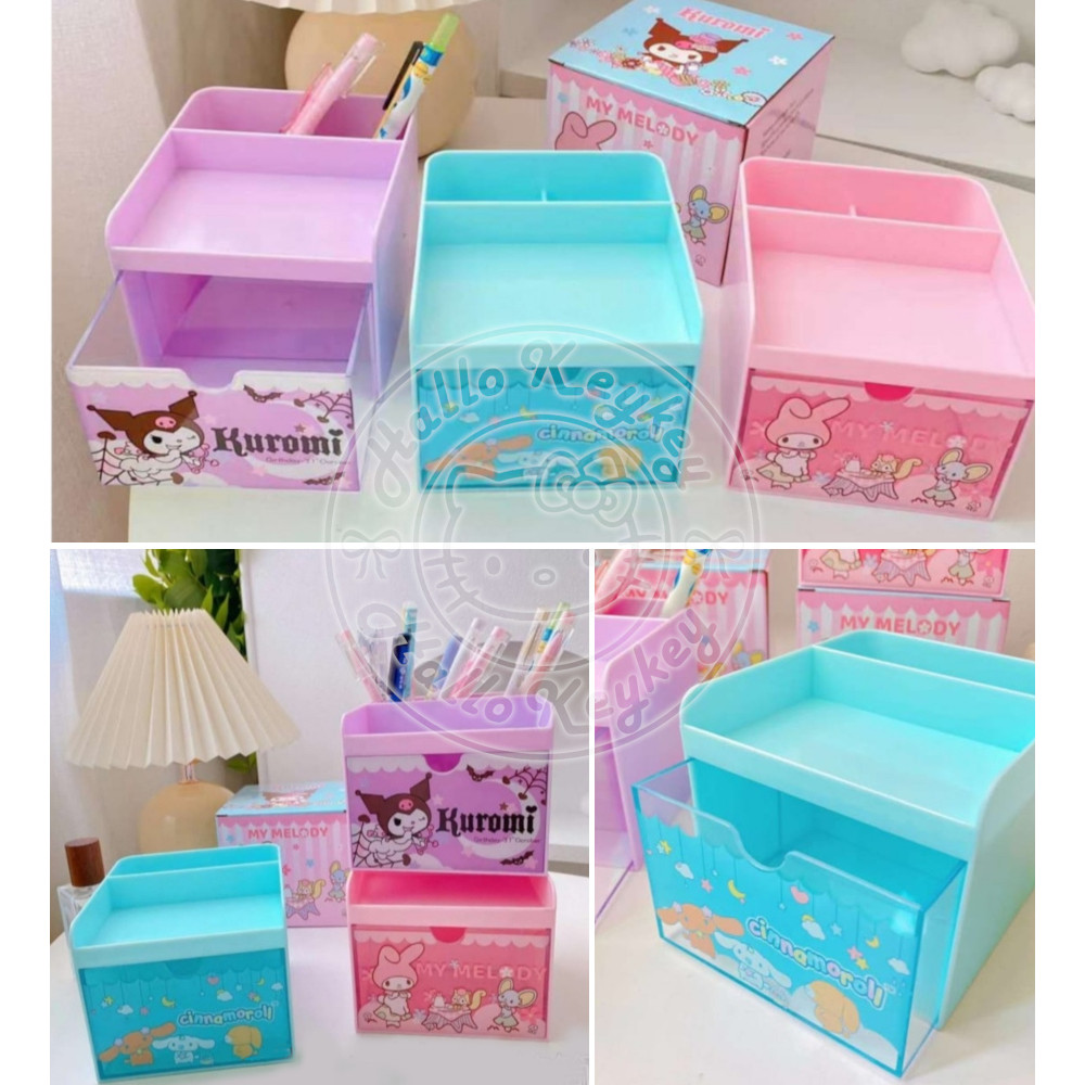 

pen holder laci 1 melody kuromi cinnamoroll