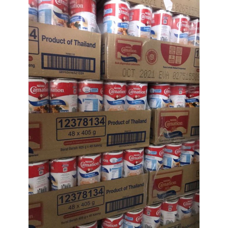 

NESTLE CARNATION SUSU EVAPORASI 405GR (ISI 48) - DUS