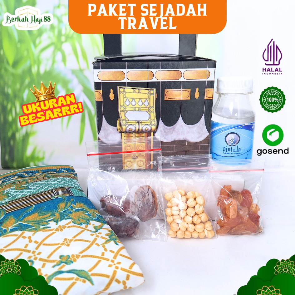 

PAKET OLEH OLEH UMROH DAN HAJI GIFT HAMPERS TAS TENGTENG TALI SAJADAH TRAVEL