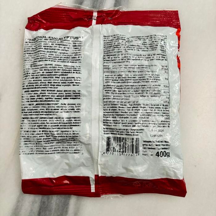 

Permen belanda, hopjes koffie (permen kopi), roshen (permen eucalyptus menthol) ori nederland