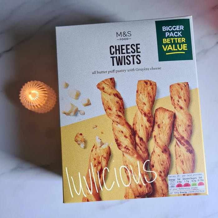 

M&S MARK MARKS & AND SPENCER CHEESE TWISTS TWIST BISCUIT BISKUIT KEJU Terlaris