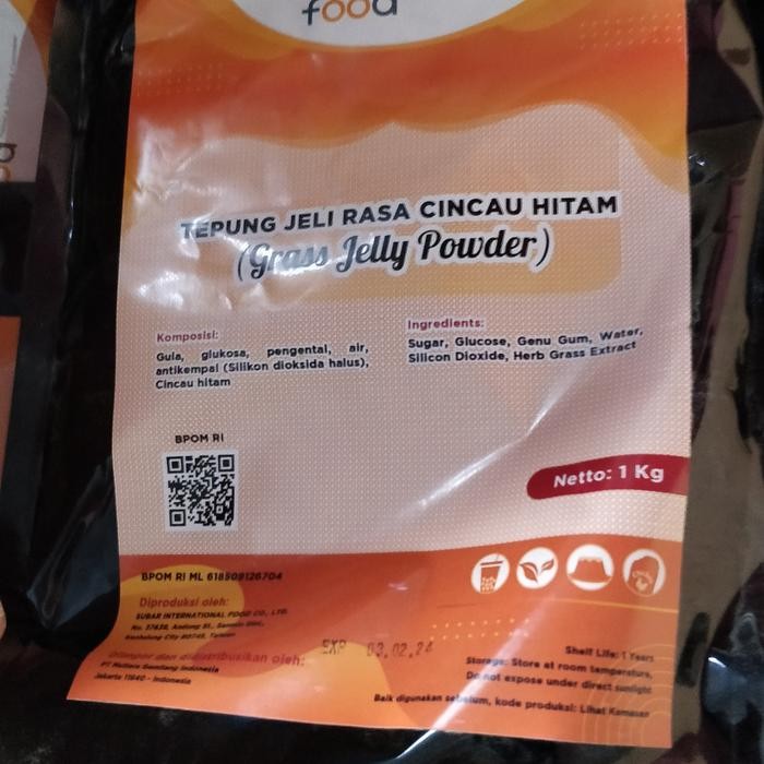 

TOPPING - GRASS JELLY POWDER IMPOR / POWDER CINCAU JELLY IMPORT TAIWAN Terlaris