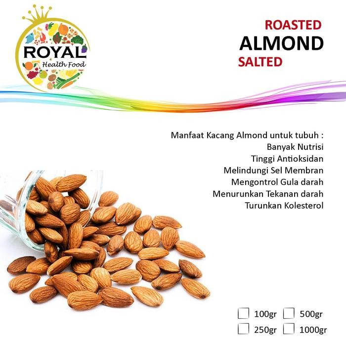 

Roasted Whole Almond 1KG (Almond Panggang Tanpa Cangkang 1 KG) Terlaris