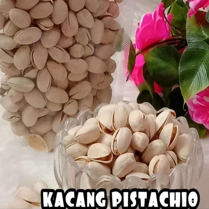 

Kacang Pistachio/Kacang Pustuk 1kg Oleh2 Haji&Umroh Cemilan Khas Arab Terlaris