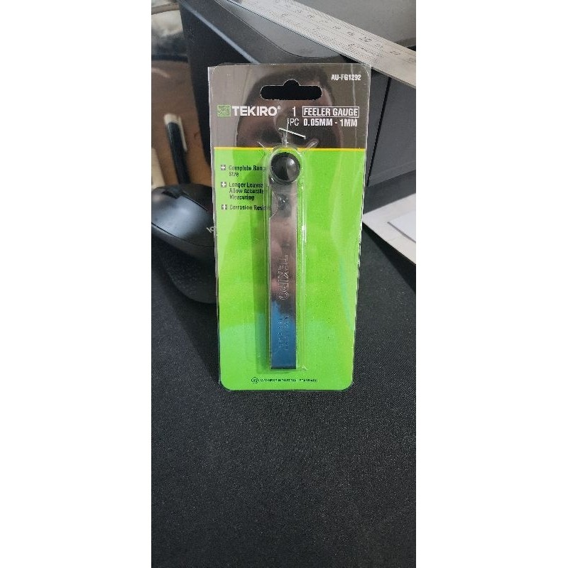 TEKIRO FEELER GAUGE 13 PCS ALAT UKUR CELAH KLEP MOTOR 13