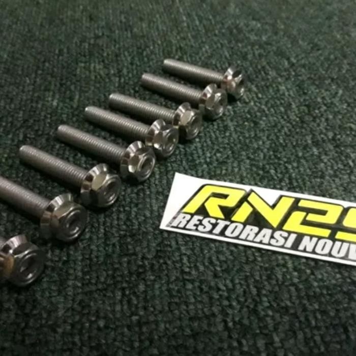 Tuklex- Baut arm nouvo baut sok belakang nouvo stainless 2 kunci kunci 12