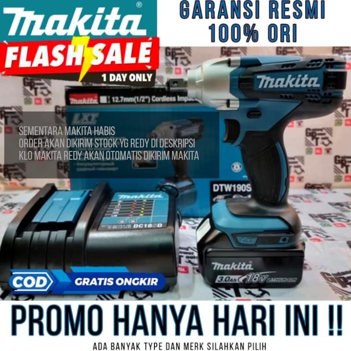 Tuklex- maktec bor pembuka baut ban mobil motor impak wrench gtools