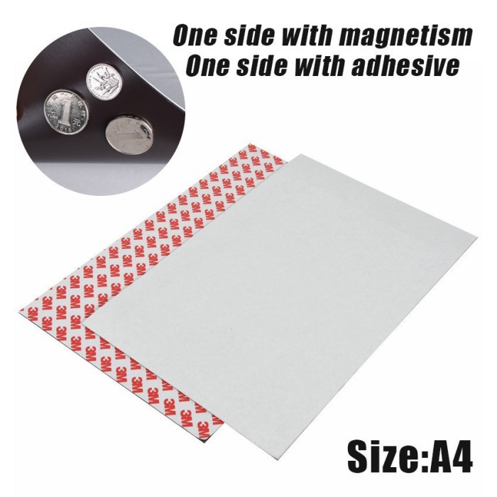 (Expert) Magnet Lembaran Strip Sheet Karet Rubber A4 30cm x 20cm Tebal 1mm Magnet sheet lembaran