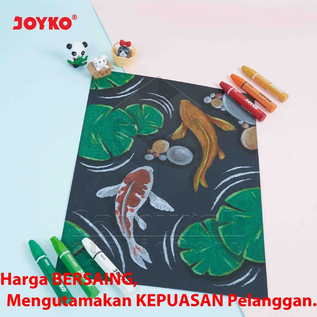 

[READY] Crayon Joyko OP-18s / Krayon Minyak isi 18 Warna / Oil Pastel OP 18S For Drawing Water