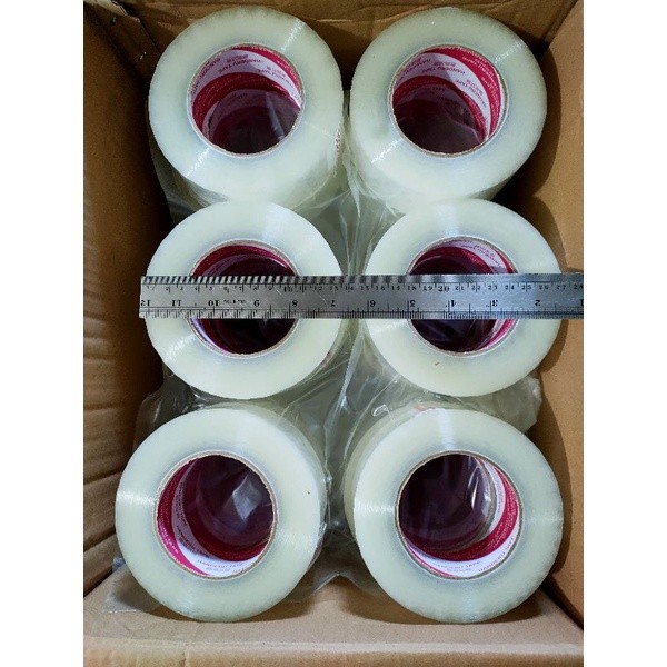 

JH8 Lakban jumbo 2inch x 300y. bening dan coklat HANDERU