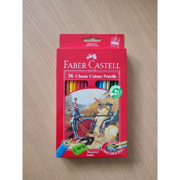 

[READY] Pensil 36 Warna Panjang Faber Castell 115856 Classic Colour Pencils