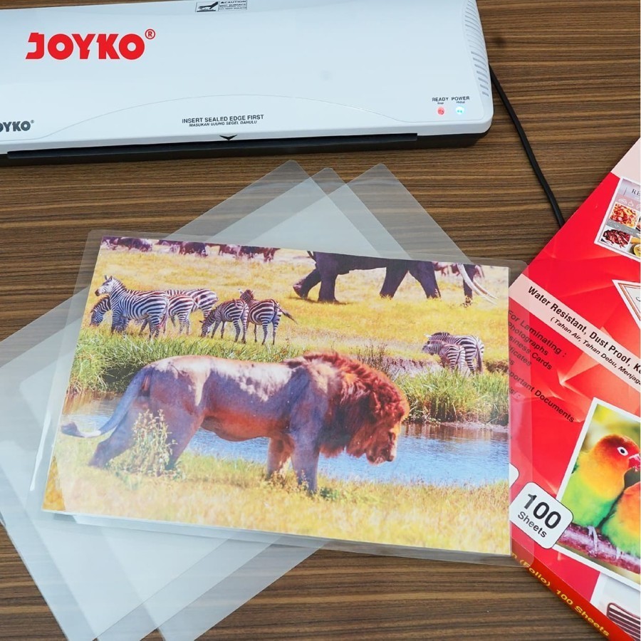 

JH8 JOYKO Laminating Film F4 LF100-2234 Size F4 100 Mic / Plastik Laminasi 100 Set Murah