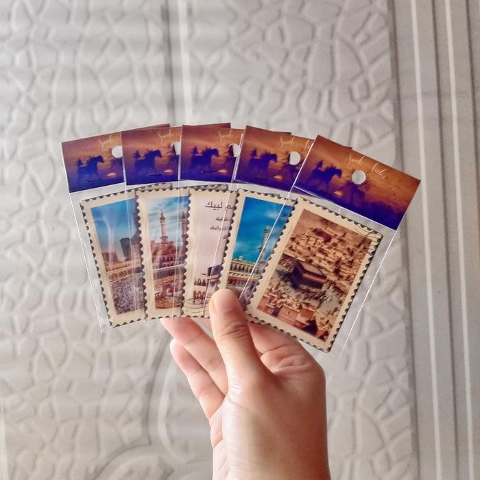 (Expert) magnet tempelan kulkas kabah mekah souvenir haji umroh