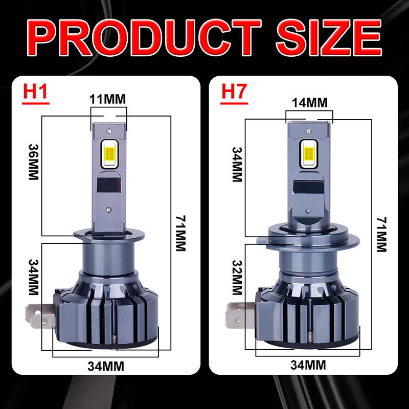 30000Lm H4 H7 H1 Led Headlight Bulbs Canbus 300W Super Bright Wireless H7 Auto Lamps Fog Lights