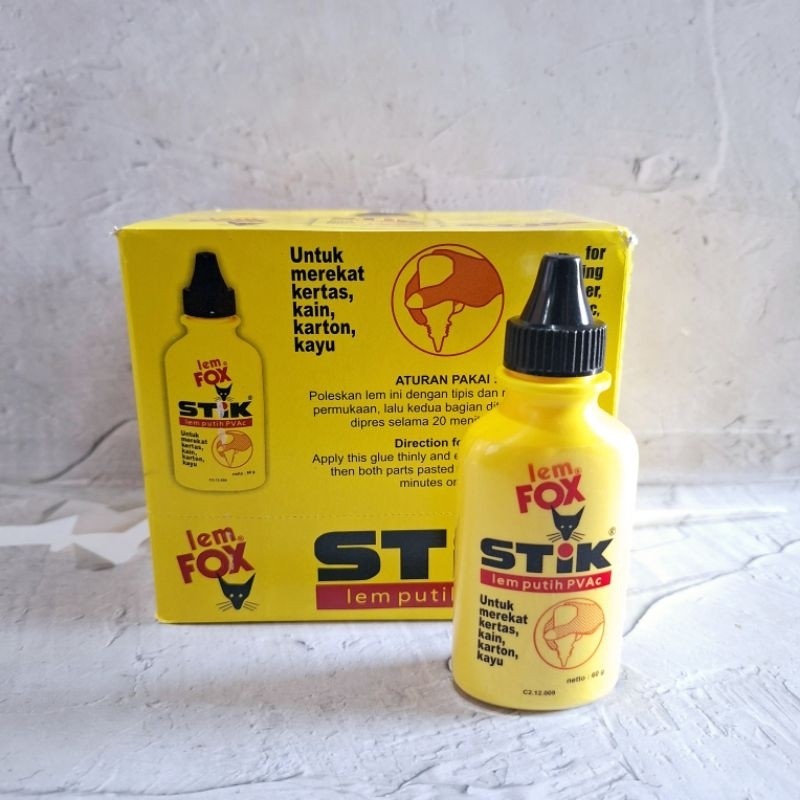 

JH8 (12pcs) Lem Fox Stik 60 gram