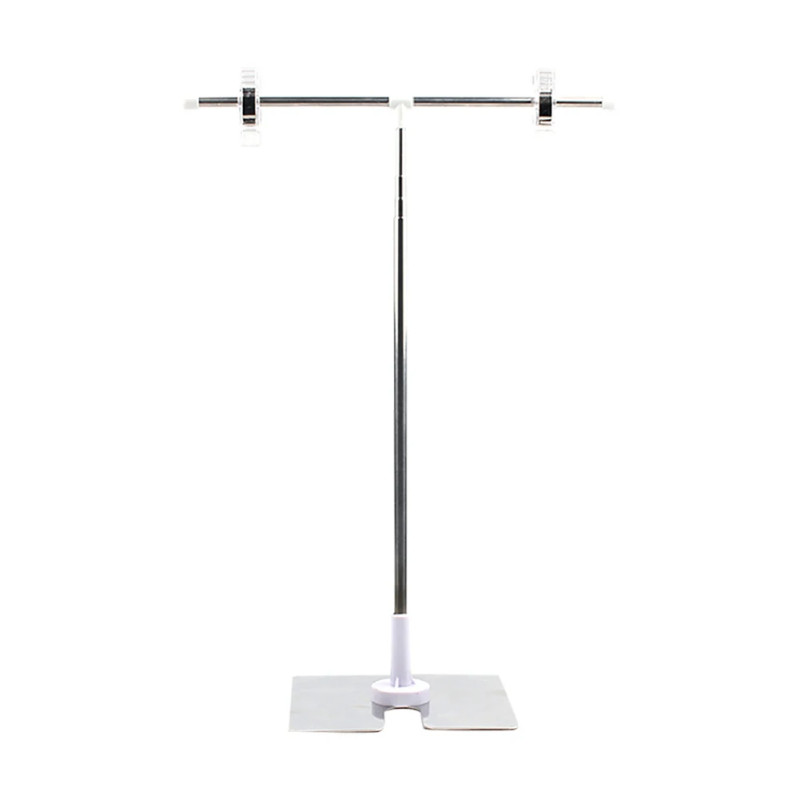 

JH8 1 Set Adjustable 90cm Display Banner Stand T Stand Meja Jepit Promosi Toko Promo