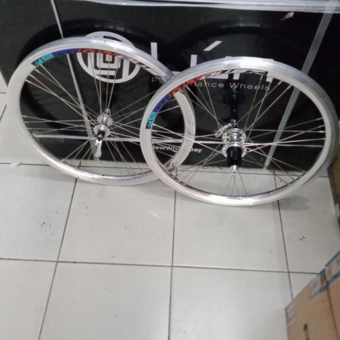 BEST SALE WHELLSET MINIVELLO MINION 451 20 RIM BREAK SILVER CROME BERING 28H