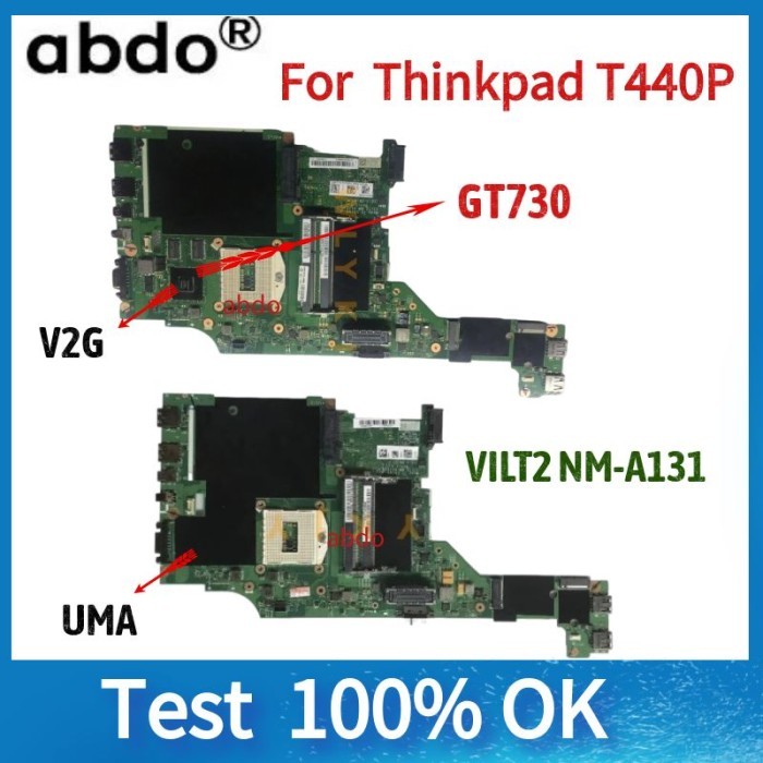 VILT2 NM-A131 for Thinkpad T440P Laptop Motherboard. 100% test